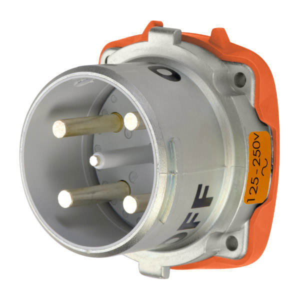 37-68177-C-K07 - DS100C INLET METAL SIZE 4 TYPE 3R 3P+N+G 100A 125/250 VAC 60 Hz NO AUX